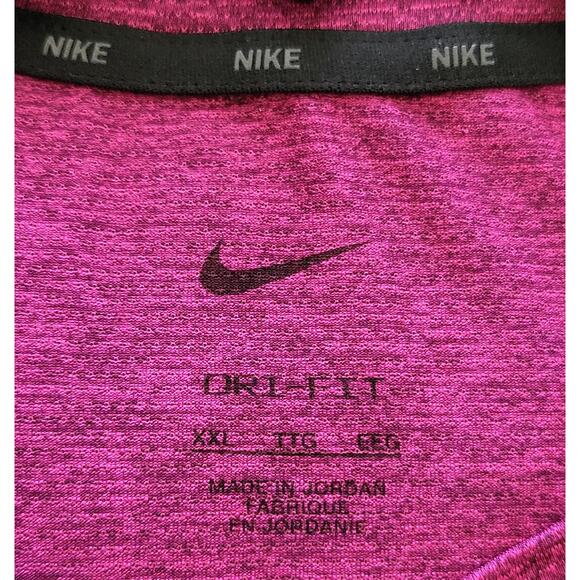 NWT Nike Men's Dri-Fit SS Utility Static Training Tee T-Shirt Team Maroon 2XL - Picture 6 of 8